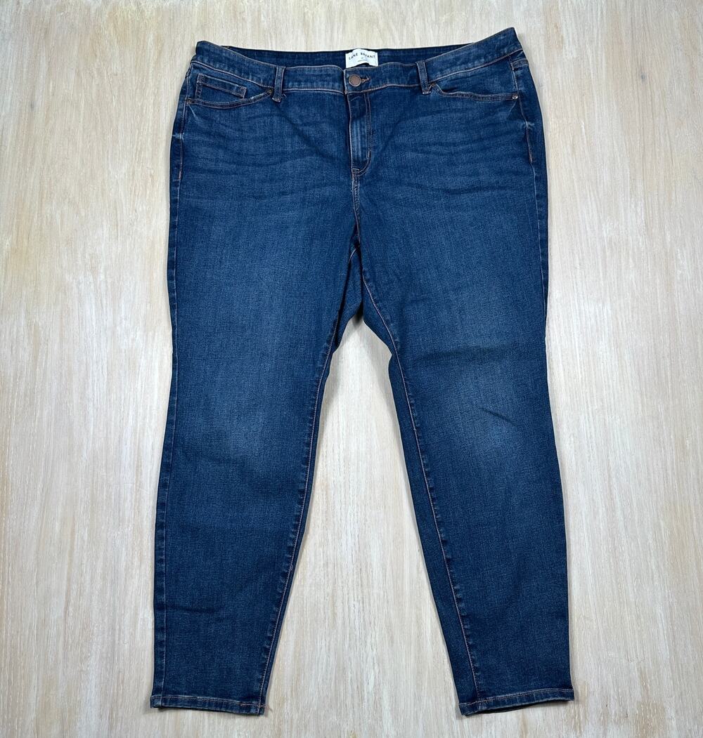 Lane Bryant Flex Magic Waistband Signature Fit Mid Rise Skinny Jeans Plus 22